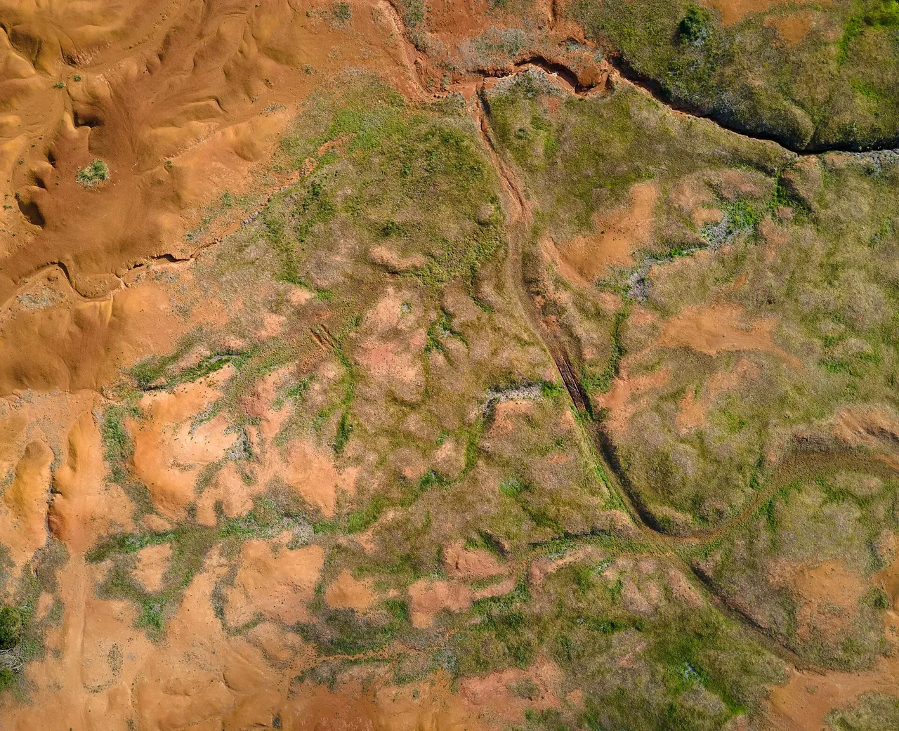 Vista aérea de los acantilados de Barreira da Faneca, en Santa María.