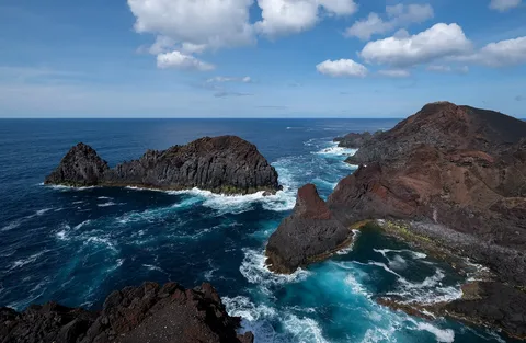 Ilhéu da Baleia, a rocky islet off the Graciosa coast.