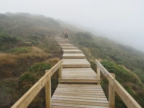 The trail climbing Pico da Vara, São Miguel's highest peak.