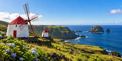 The windmills and Ponta Negra