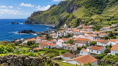 The lanes of Vila do Corvo