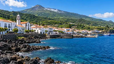 The harbour of Lajes do Pico