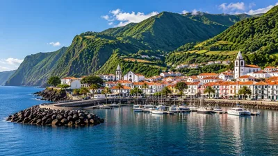 The harbour of Velas