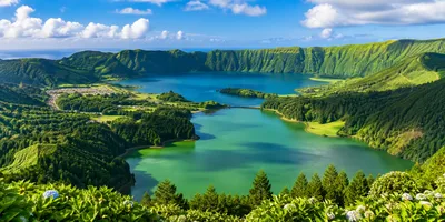 The Sete Cidades crater lakes, São Miguel