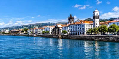 Ponta Delgada's seafront